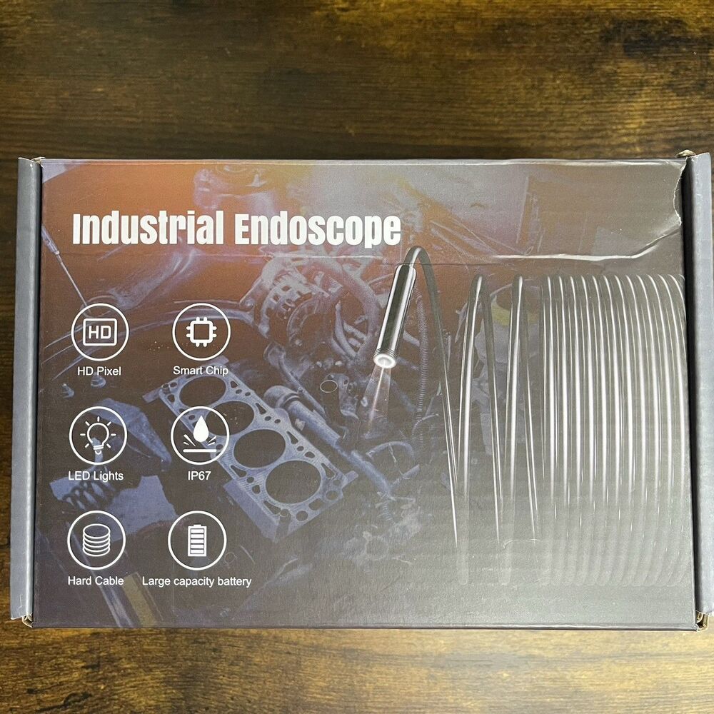 Industrial Endoscope C30-M IP67 HD Inspection Camera Waterproof Open Box
